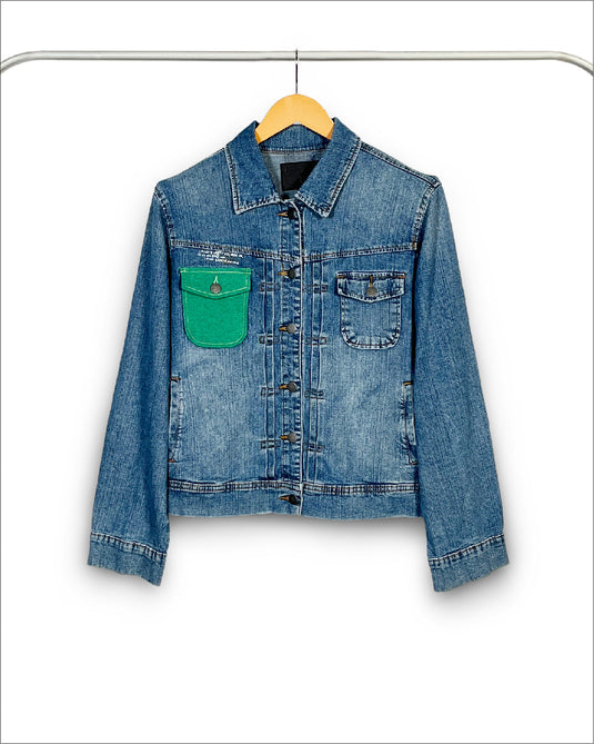 UnCrave Pledge | Light Indigo Regular Trucker Jacket | Extra Extra Large