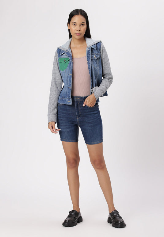 UnCrave Pledge | Mid Indigo Regular Trucker Jacket | Small