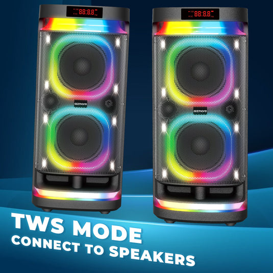 GIZMORE 220W Thunder DJ Trolley Party Speaker