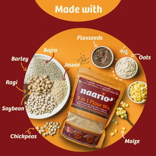 Naario 9-in-1 Flour (Atta) Mix