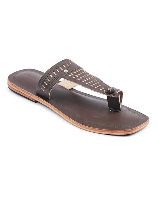 Chic Brown best women's kolhapuri chappal