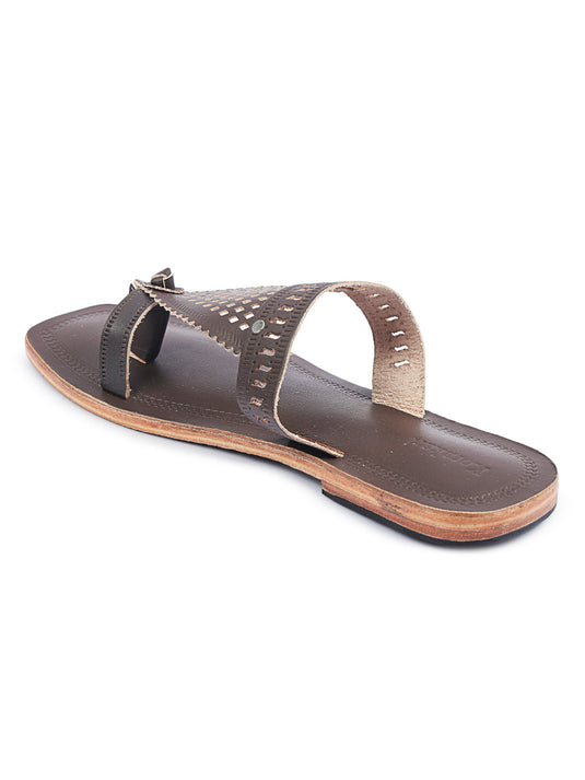 Chic Brown best women's kolhapuri chappal