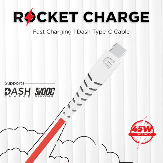 GIZMORE WDC155 Type C 65W Fast Charging Cable