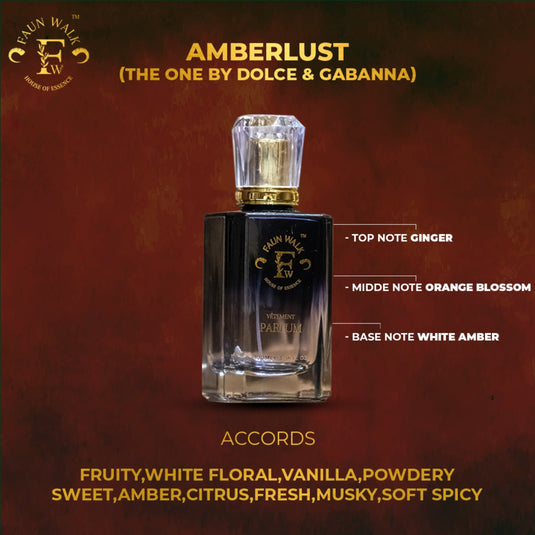 AMBERLUST (SIMILAR TO THE ONE BY DOLCE & GABANNA)