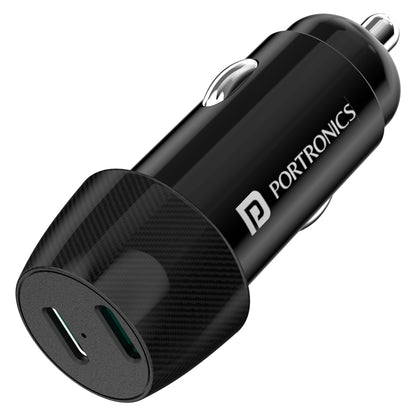 black Car Power 14 portable car charger with QC & PD charging ports 40W