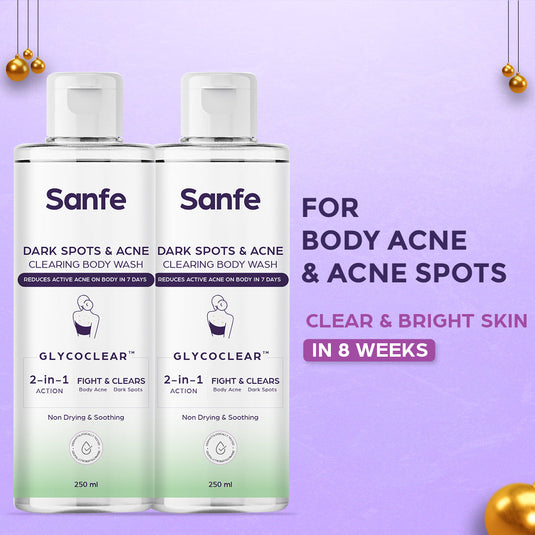 Dark Spots & Acne Clearing Body Wash (Pack of 2)