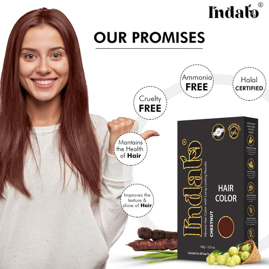 Ammonia-Free Chestnut Hair Color