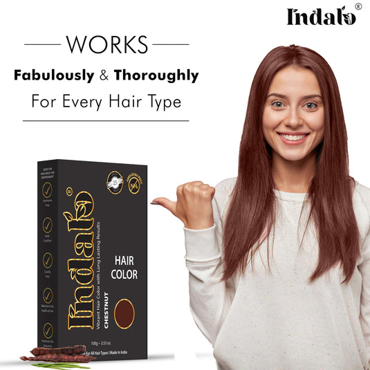 Ammonia-Free Chestnut Hair Color