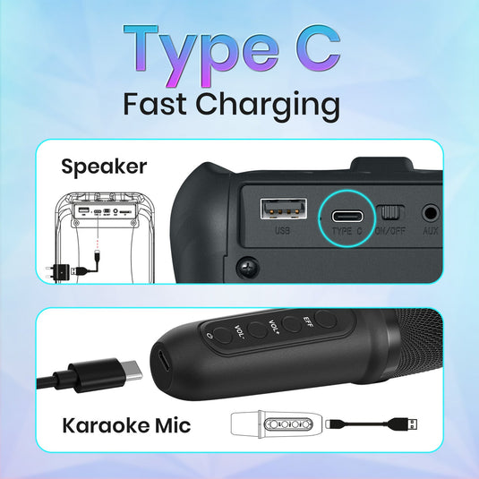 Portronics Apollo One 20w portable party speaker with 5hr playtime for non-stop party| Bluetooth speaker with type c fast charging.