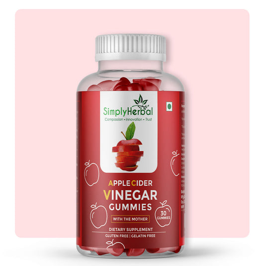 Simply Herbal Apple Cider Vinegar Gummies With The Mother - 30 Gummies