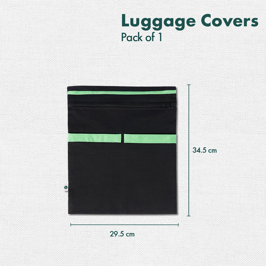 Holiday Calling! Luggage Cover Without Detachable Pouch, 100% Organic Cotton Lycra, Large Size, Pack of 1