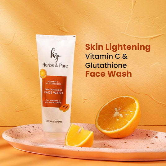 Vitamin C & Glutathione Face Wash - herbs&purecom