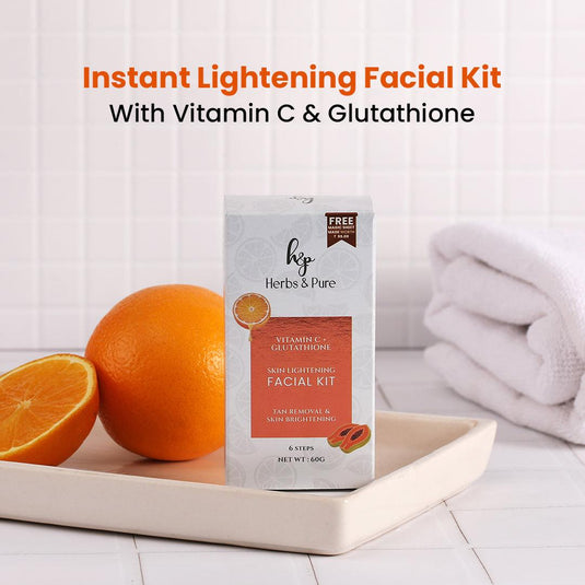 Vitamin C + Glutathione Facial Kit - herbs&purecom