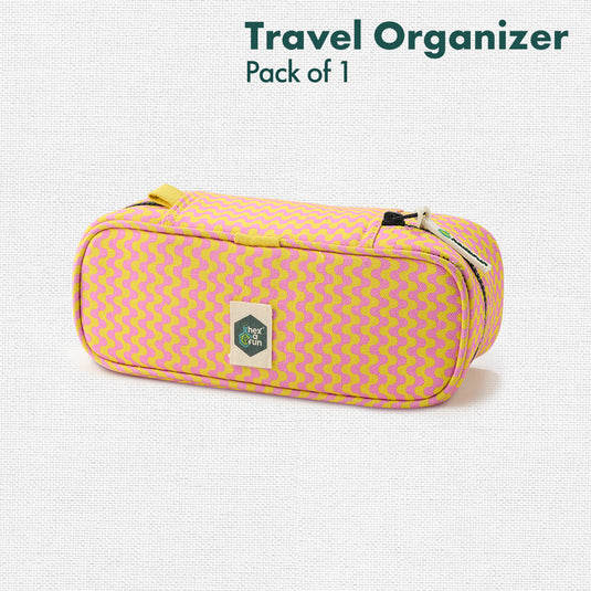 Trippy, Travel Organizer, 100% Organic Cotton, Medium Size, Pack of 1