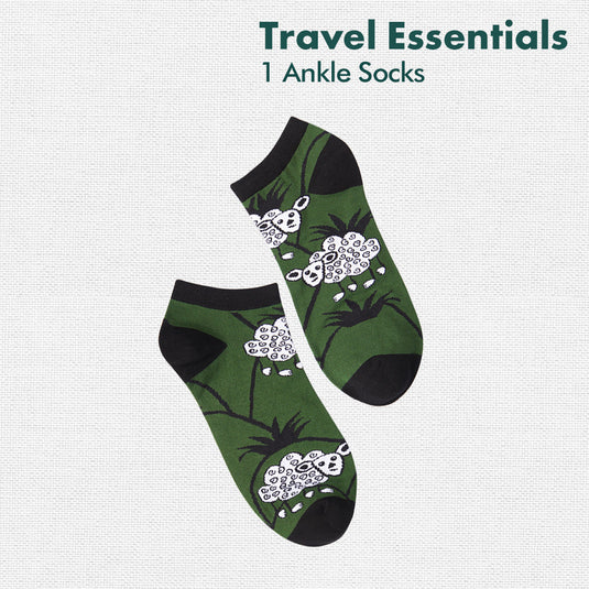 Trippy! Travel Essentials, 100% Sustainable Fabric, Pack of 7 + Free Travel Organizer, Medium Size