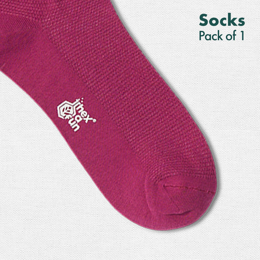 Sugar Plum! Unisex Socks, 100% Organic Cotton, Ankle Length, Pack of 1