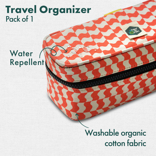 Hallucination, Travel Organizer, 100% Organic Cotton, Medium Size, Pack of 1