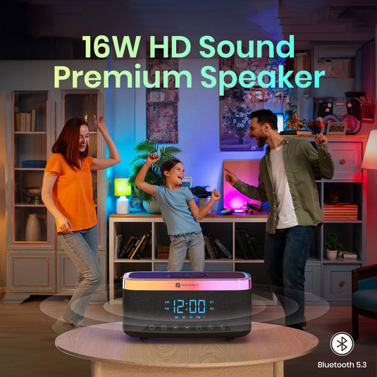 Portronics TriFusion portable bleutooth speaker comes with 16w hd sound speaker| wireless buletooth speaker comes with latest buletooth at affordable rate