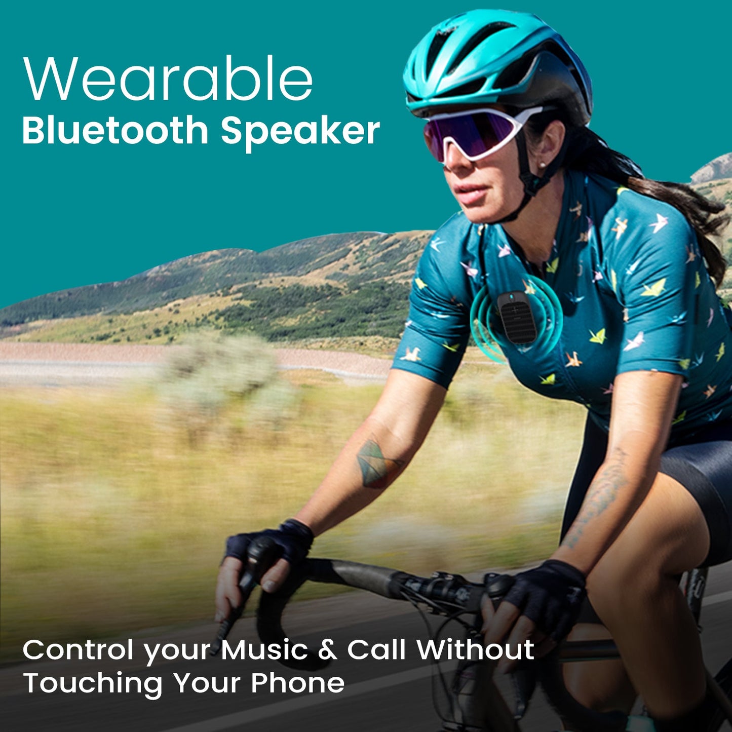 Portronics talk four 2w portable wearable bluetooth speaker| mini speaker