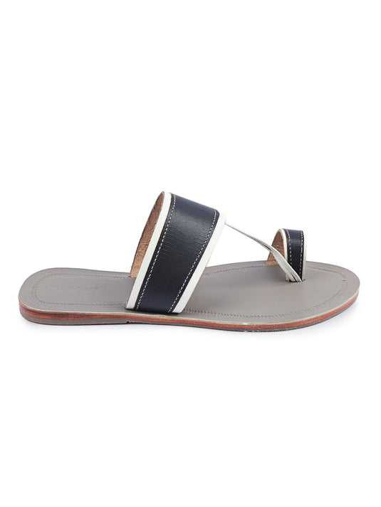 Regular Three Tone - Men Kolhapuri Sandal