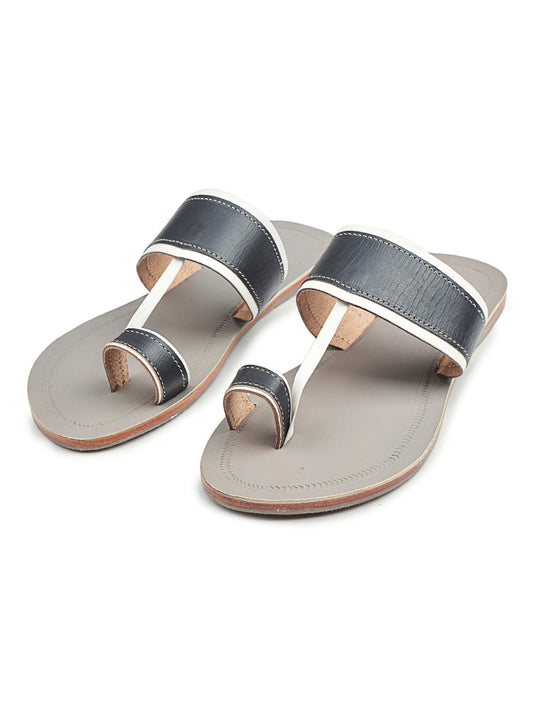 Regular Three Tone - Men Kolhapuri Sandal