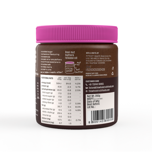 The Whole Truth - Hazelnut Spread - Creamy - 200g