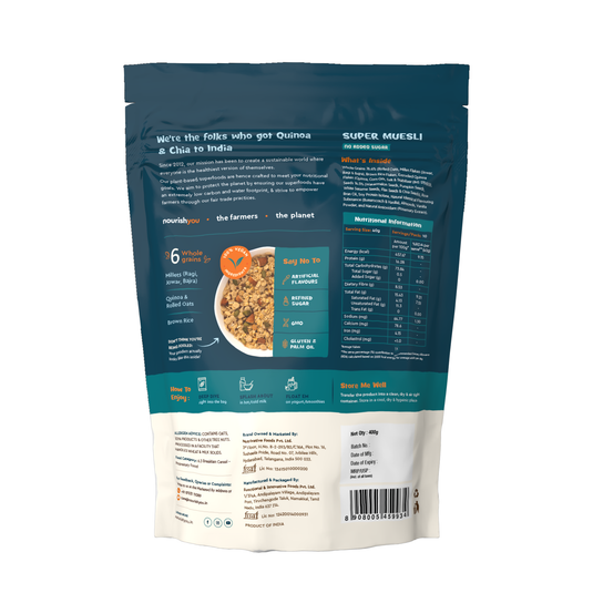 Super muesli - no added sugar | 400g