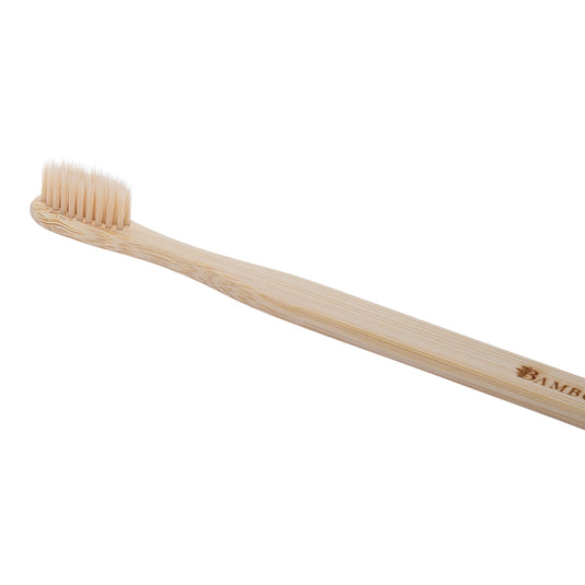 Bamboo Toothbrush With Plant Based Bristles Pack of 4