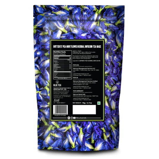 Butterfly Pea Mint Herbal Infusion - 60 Tea Bags