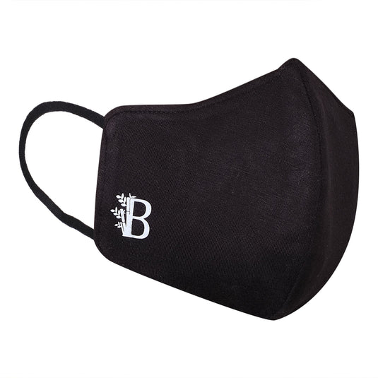 Bamboo Fabric Men's Face Mask | 5 Layer filtration | Pack of 2