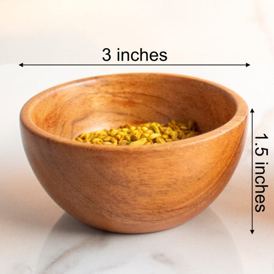 Wooden Baby Serving Bowls (Set of 2)