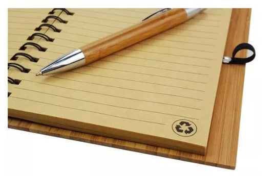 Bamboo Notepad with Pen