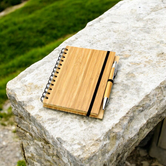 Bamboo Notepad with Pen