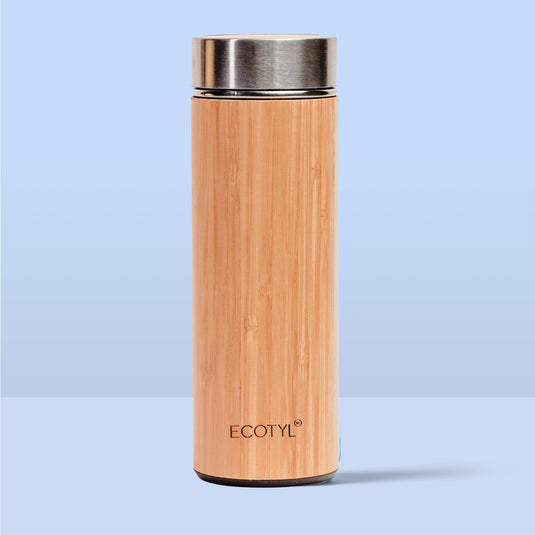 Bamboo Stainless Steel Insulated Flask