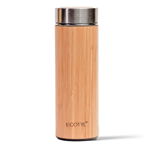 Bamboo Stainless Steel Insulated Flask