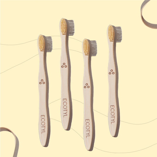 Ultra Soft Bamboo Tooth Brush - Set of 4