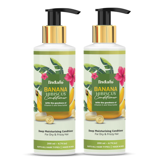 Banana Hibiscus Conditioner for Smooth and Shiny Hair Flaunts - 200ml