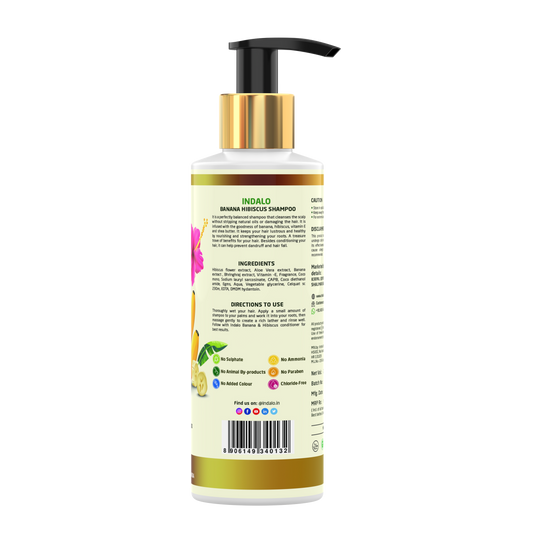 Indalo Banana Hibiscus Shampoo