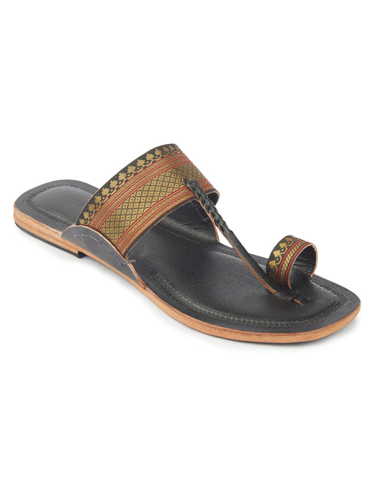 Jari Chic kolhapuri chappal for women