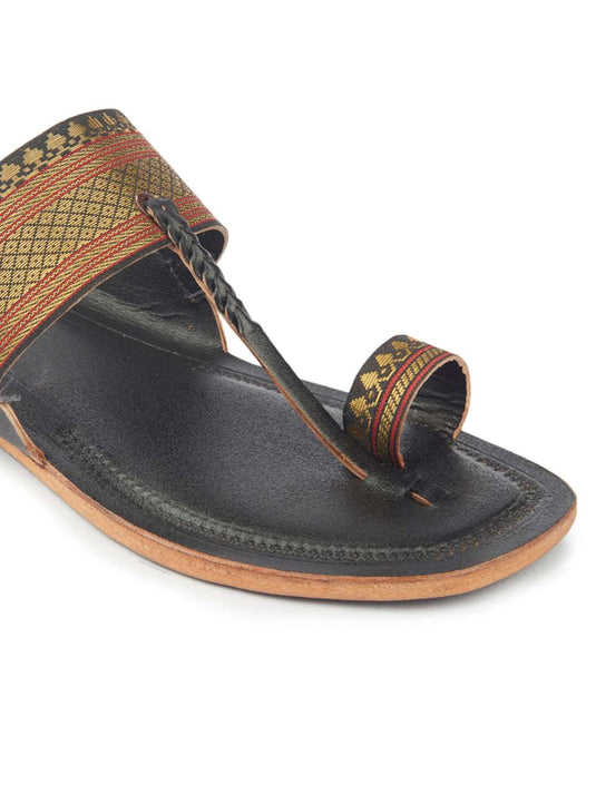 Jari Chic kolhapuri chappal for women