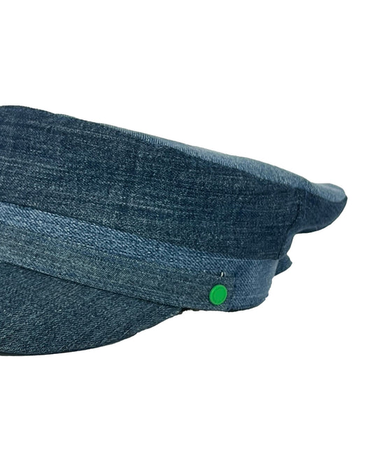 Upcycled Denim Sailor Hat