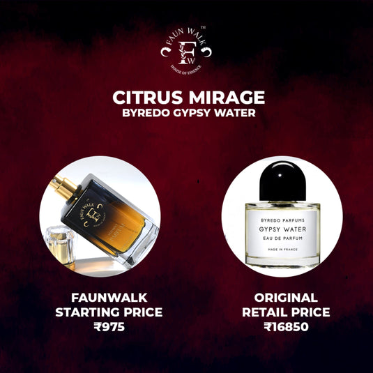 CITRUS MIRAGE (SIMILAR TO Byredo Gypsy Water)