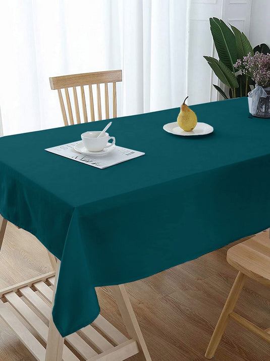 Lushomes center table cover, Royal Green, Classic Plain Dining Table Cover Cloth,  table cloth for centre table, center table cover, dining table cover (Size 36 x 60â€?, Center Table Cloth)