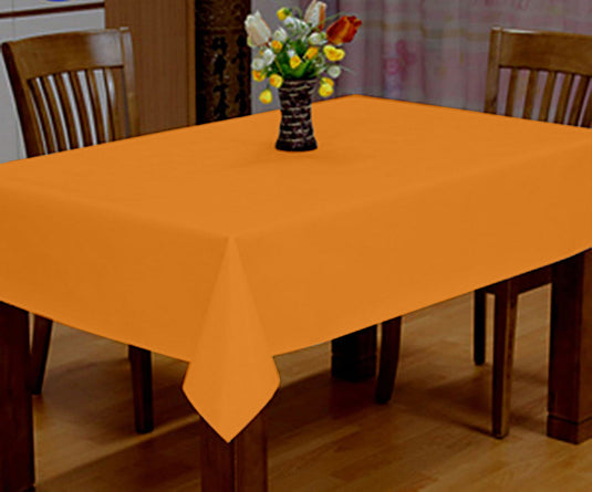 Lushomes side table cover, Fancy Orange Classic Plain Cotton Dining Table Cloth ,Home Decor Items, Side Table Cover, small table cover, tea table cover(Size 40 x 40â€?, Side Table Cover)