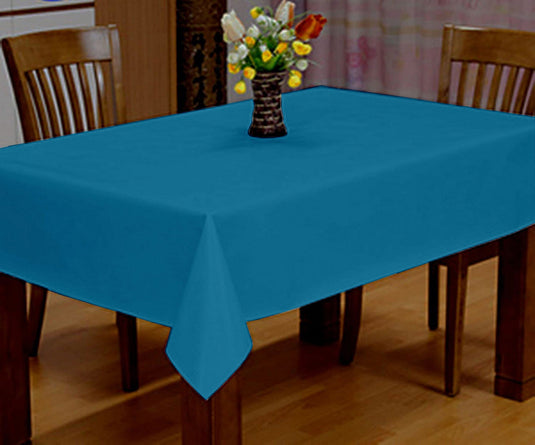 Lushomes side table cover, Teal Blue Classic Plain Cotton Dining Table Cloth ,Home Decor Items, Side Table Cover, small table cover, tea table cover(Size 40 x 40â€?, Side Table Cover)