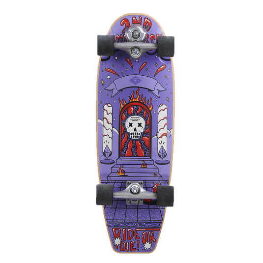 Grand Gopher Surf Skate-2nd Universe Purple 02- 30.5 Inches