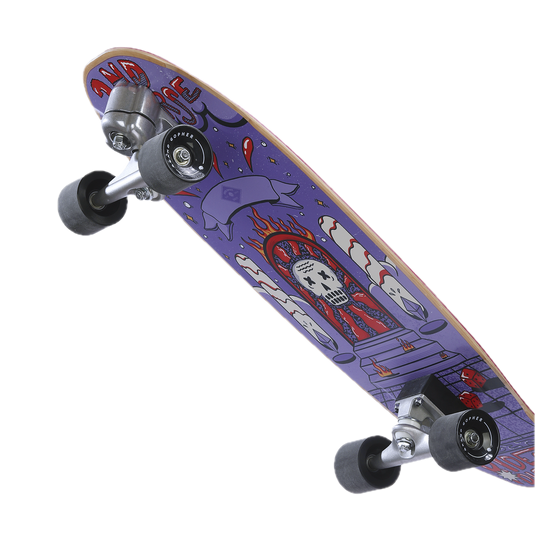 Grand Gopher Surf Skate-2nd Universe Purple 02- 30.5 Inches