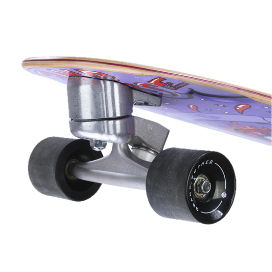 Grand Gopher Surf Skate-2nd Universe Purple 02- 30.5 Inches