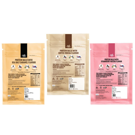 Protein Truffles Trio - Set of three - 10g/per ball