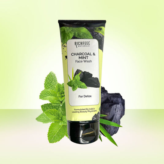 Richfeel Naturals Charcoal and Mint Face Wash 100gm